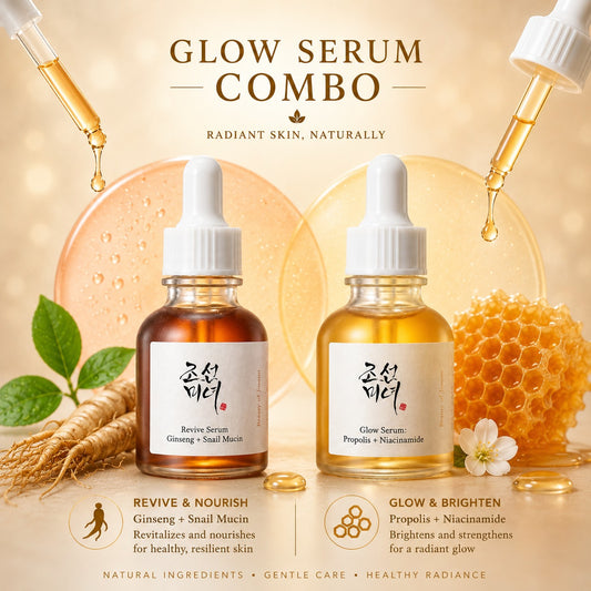 Beauty of Joseon Glow Serum Korean Serum for Acne-Prone Skin (30 ml).Pack Of 2 (O+Y)